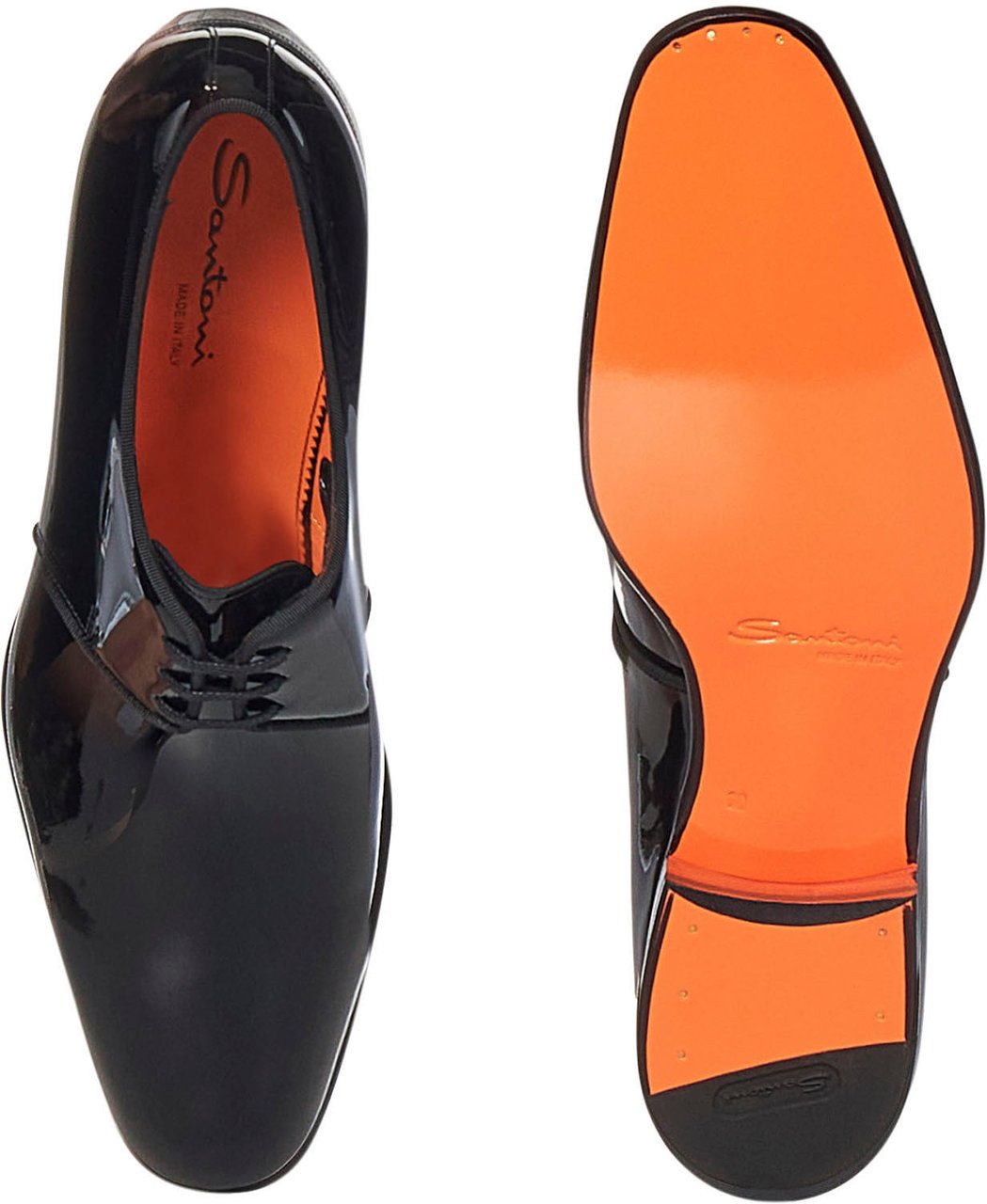 Santoni Flat Shoes Black Zwart