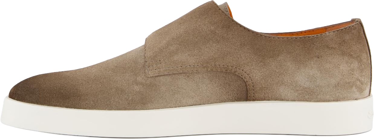 Santoni Heren Bankable Loafer Beige Beige