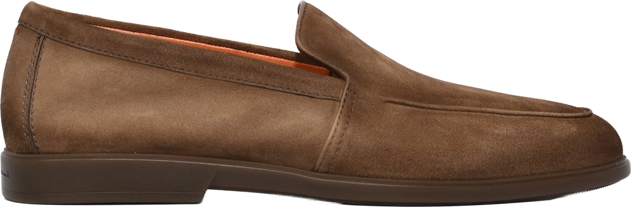 Santoni Flat Shoes Brown Bruin