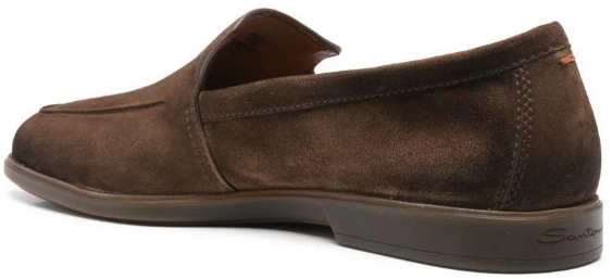 Santoni Flat Shoes Brown Bruin