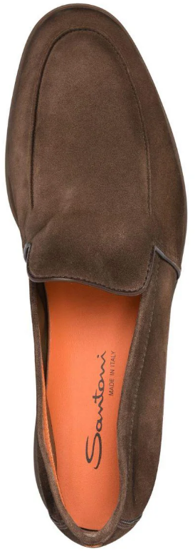 Santoni Flat Shoes Brown Bruin