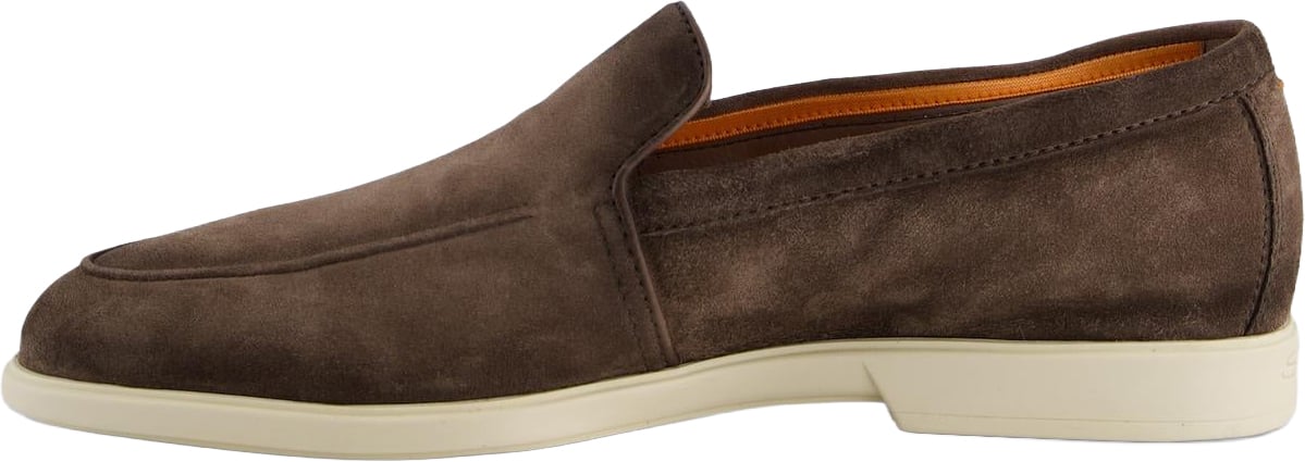 Santoni Heren Malibu Loafer Brown Bruin