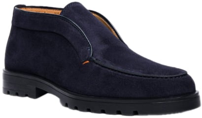 Santoni Boots Blue Blauw