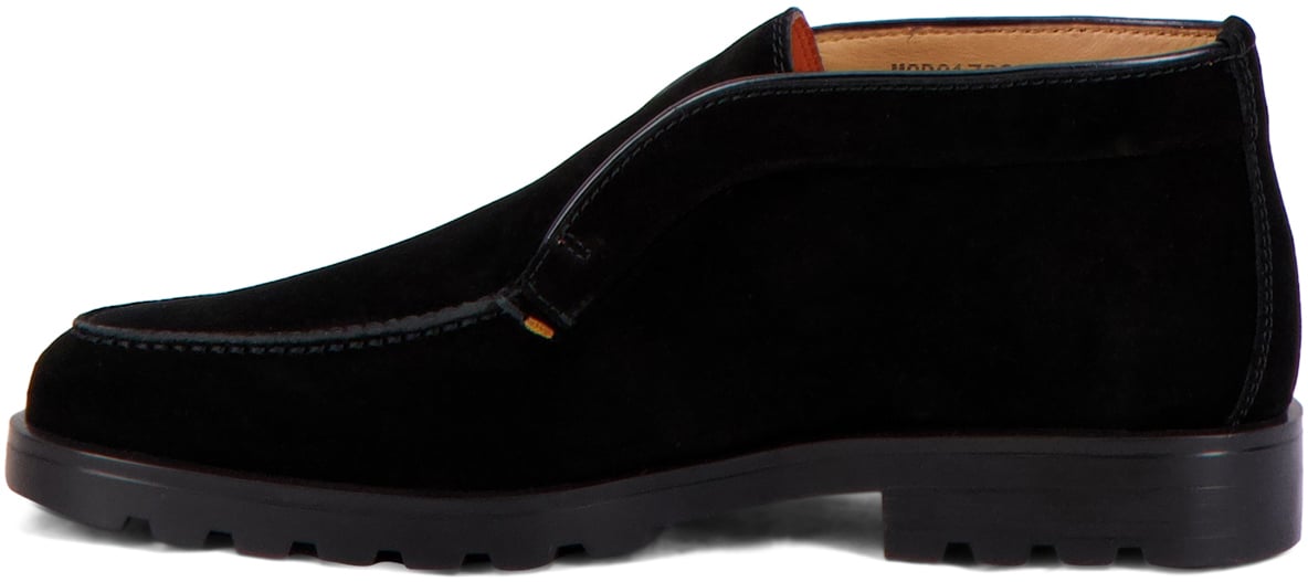 Santoni Instapschoen Zwart Zwart