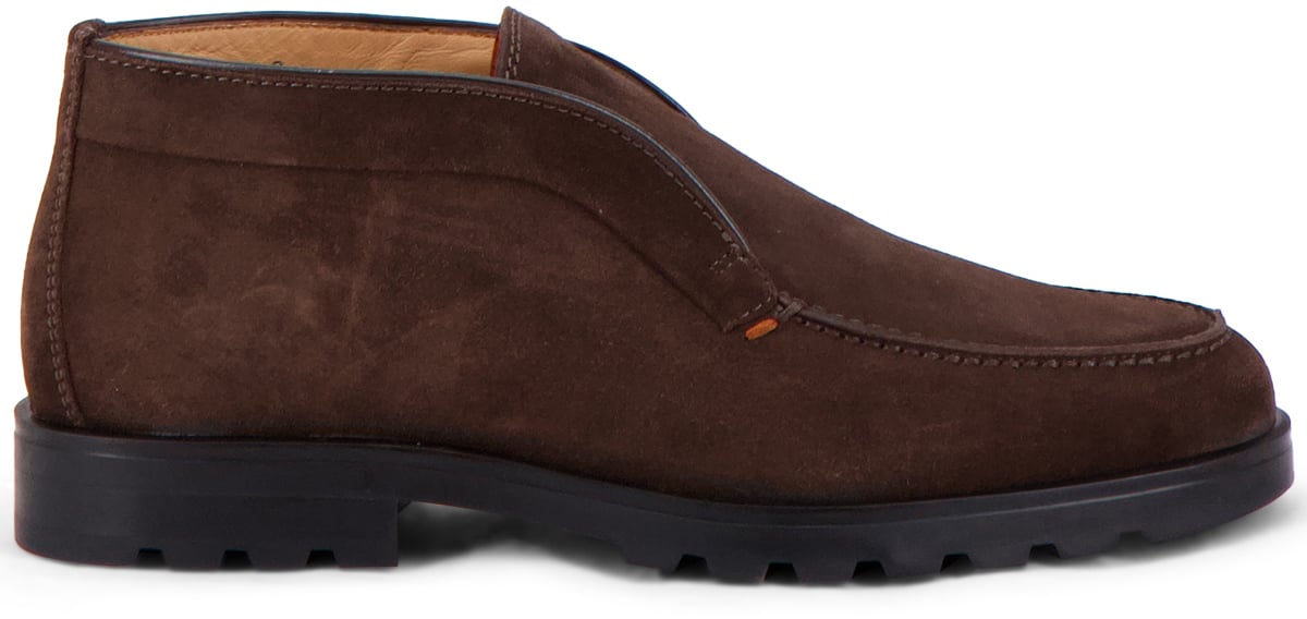 Santoni Instapschoen Bruin Bruin