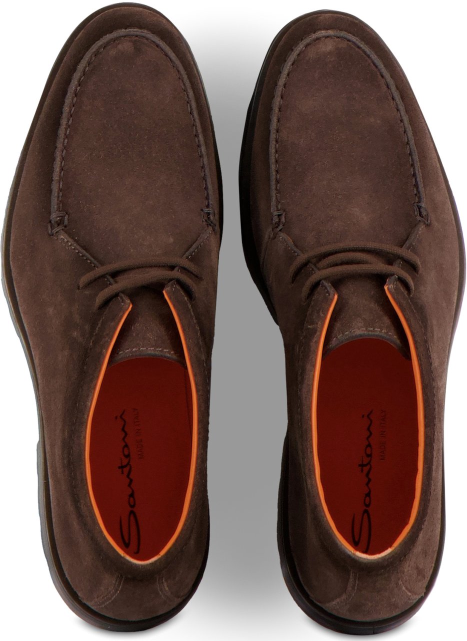 Santoni Instapschoen Bruin Bruin