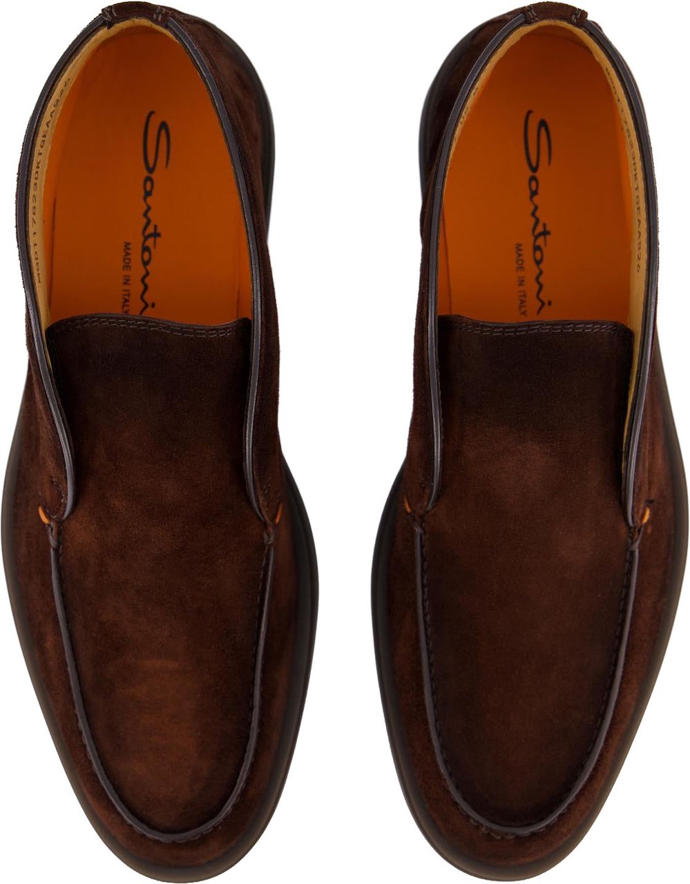 Santoni Heren Dragon loafers Bruin