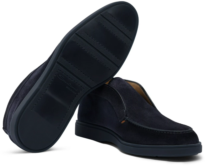 Santoni Boots Blue Blauw