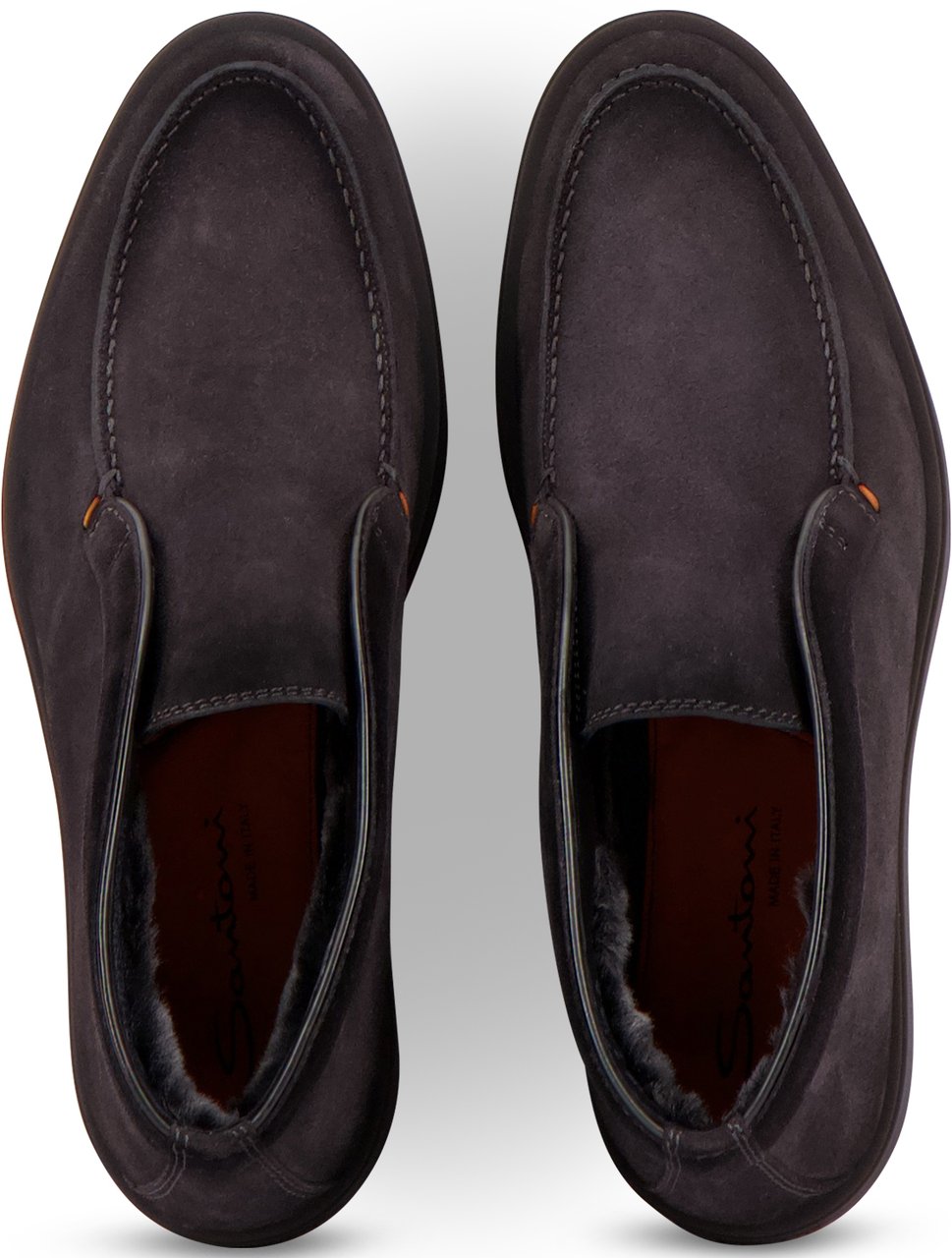 Santoni Instapschoen Grijs Grijs