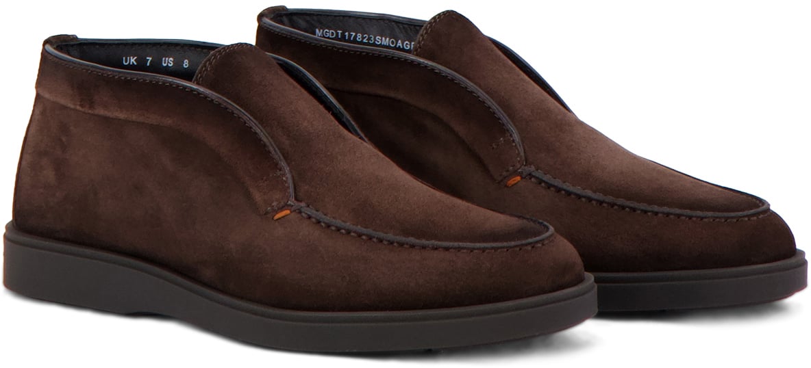 Santoni Instapschoen Bruin Bruin