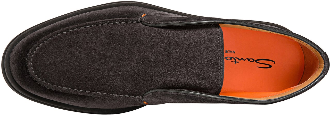 Santoni Men's suede desert boot Wit