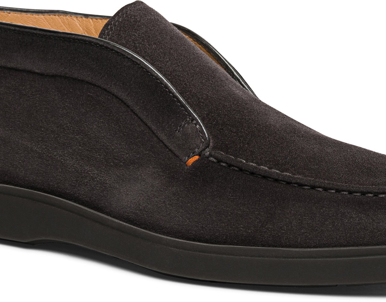 Santoni Men's suede desert boot Wit