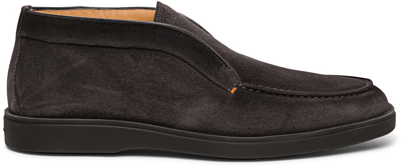 Santoni Men's suede desert boot Wit