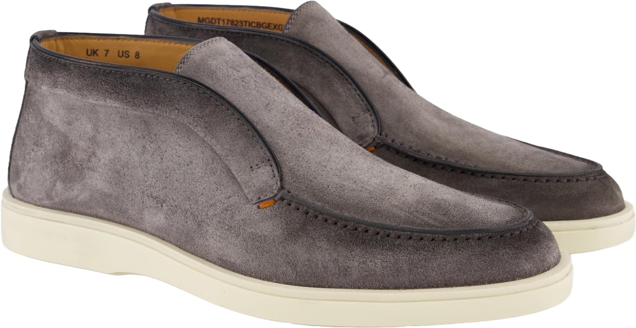 Santoni Heren Digits Loafer Grijs Grijs