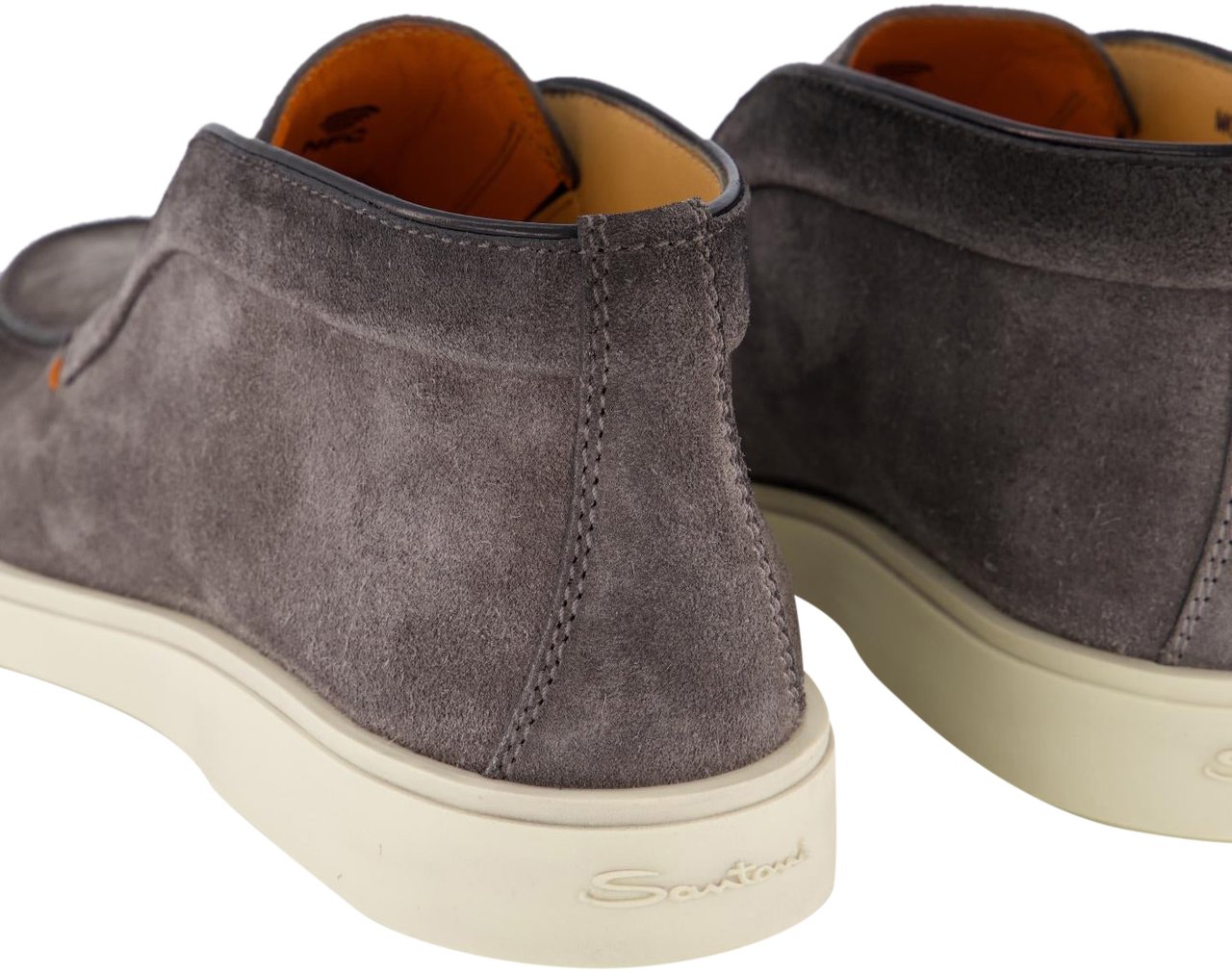 Santoni Heren Digits Loafer Grijs Grijs