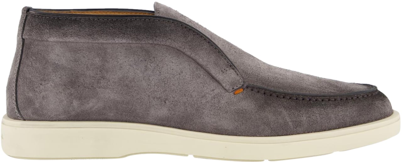 Santoni Heren Digits Loafer Grijs Grijs