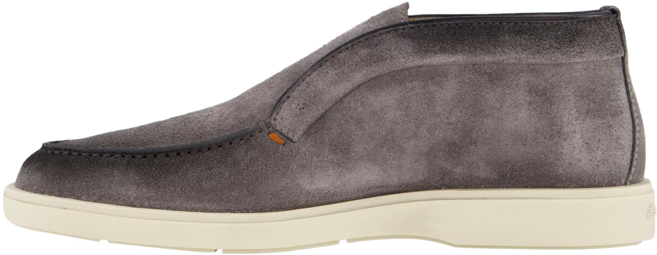 Santoni Heren Digits Loafer Grijs Grijs