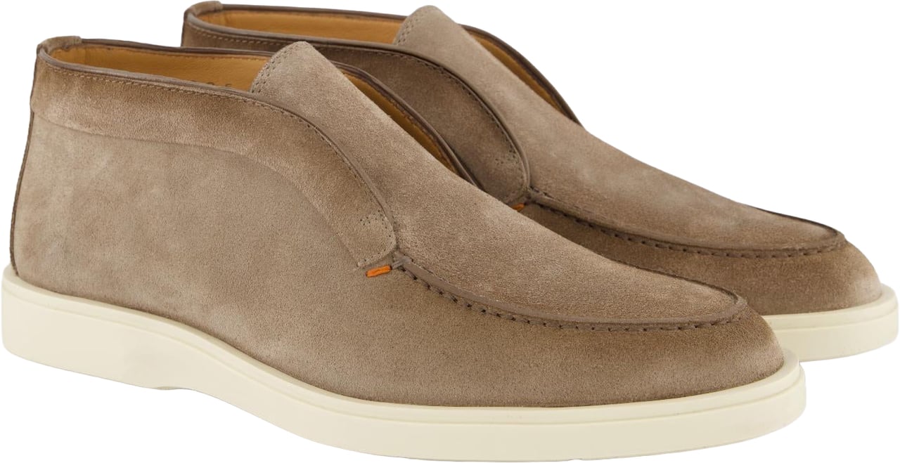 Santoni Heren Digits Loafer Beige Beige