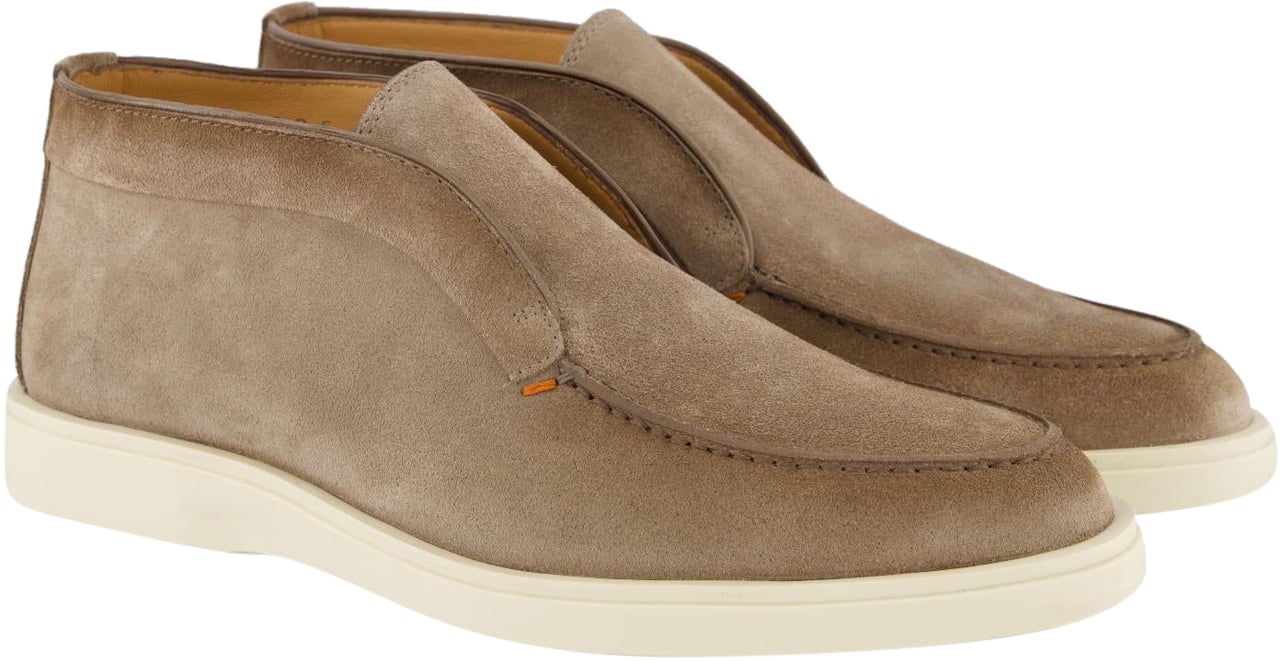 Santoni Heren Digits Loafer Beige Beige