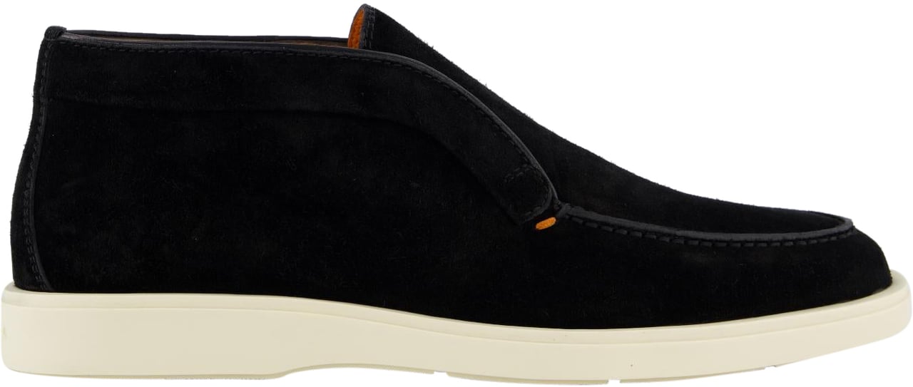 Santoni Heren Digits Loafer Zwart Zwart
