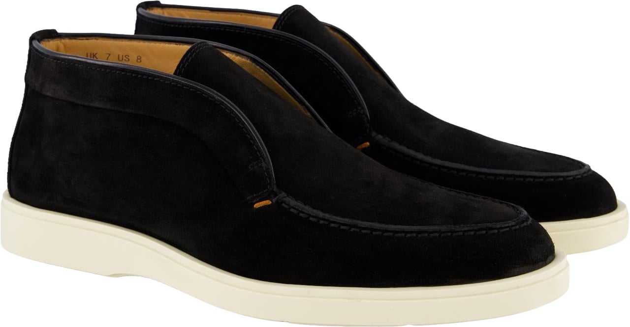 Santoni Heren Digits Loafer Zwart Zwart