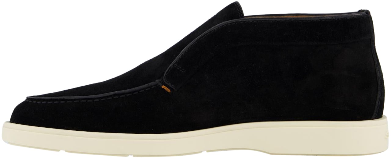 Santoni Heren Digits Loafer Zwart Zwart