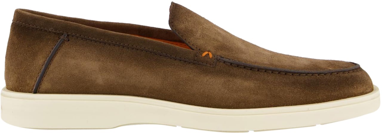 Santoni Heren Botanist Loafer Bruin Bruin