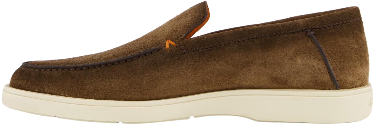 Santoni Heren Botanist Loafer Bruin Bruin