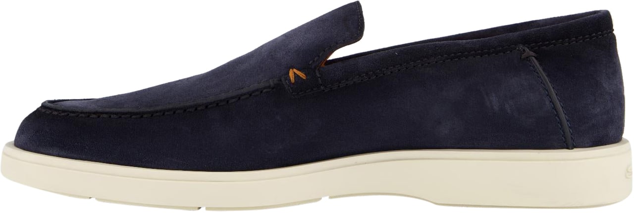 Santoni Heren Botanist Loafer Blauw Blauw