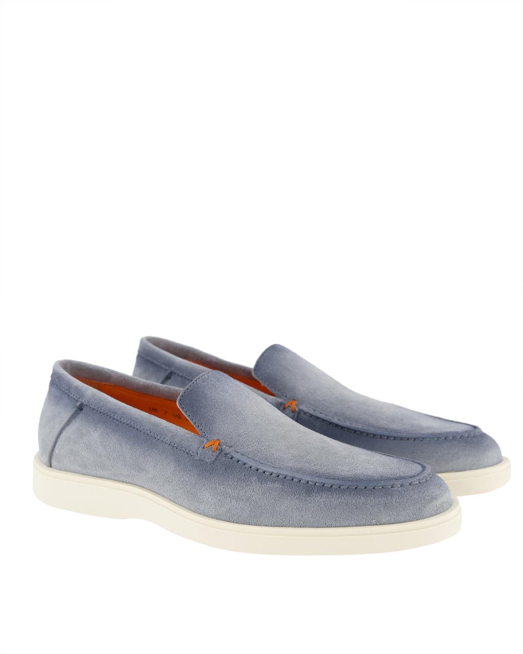 Santoni Heren Botanist Loafer Blauw Blauw