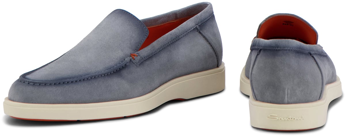 Santoni Instapschoen Grijs Grijs