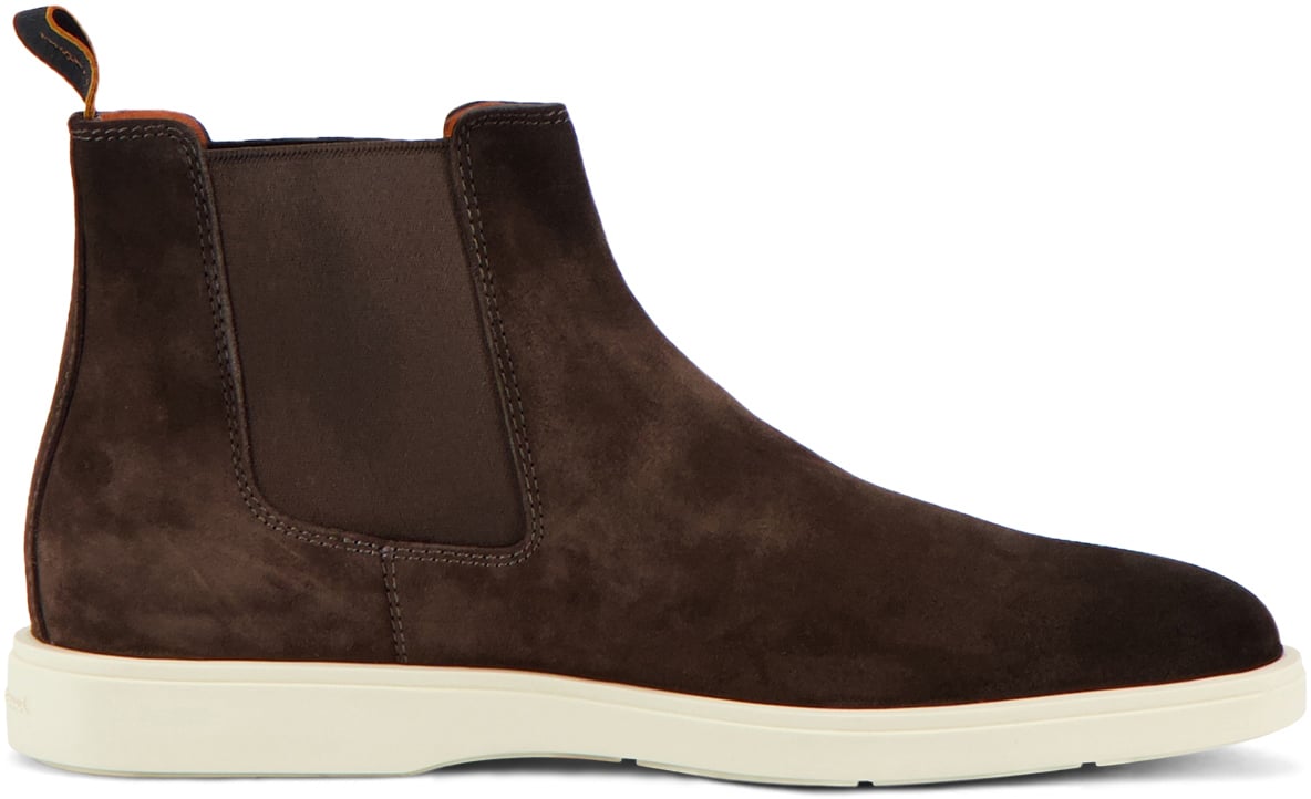 Santoni Instapschoen Bruin Bruin
