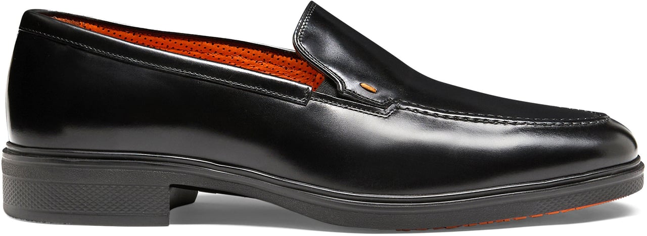 Santoni Men's leather Easy loafer Wit