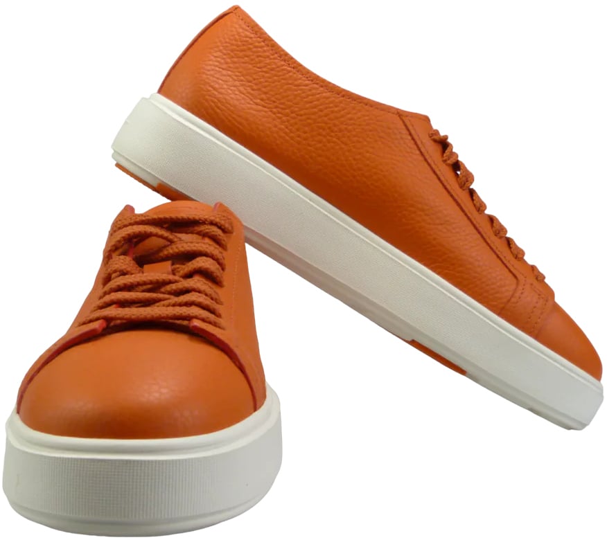 Santoni Sneakers Orange Oranje