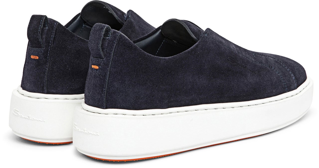 Santoni Women's suede Sneaker Wit