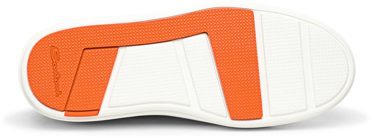 Santoni Women's suede Sneaker Wit