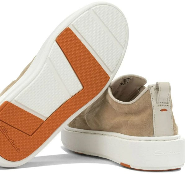 Santoni Sneakers Pink Beige