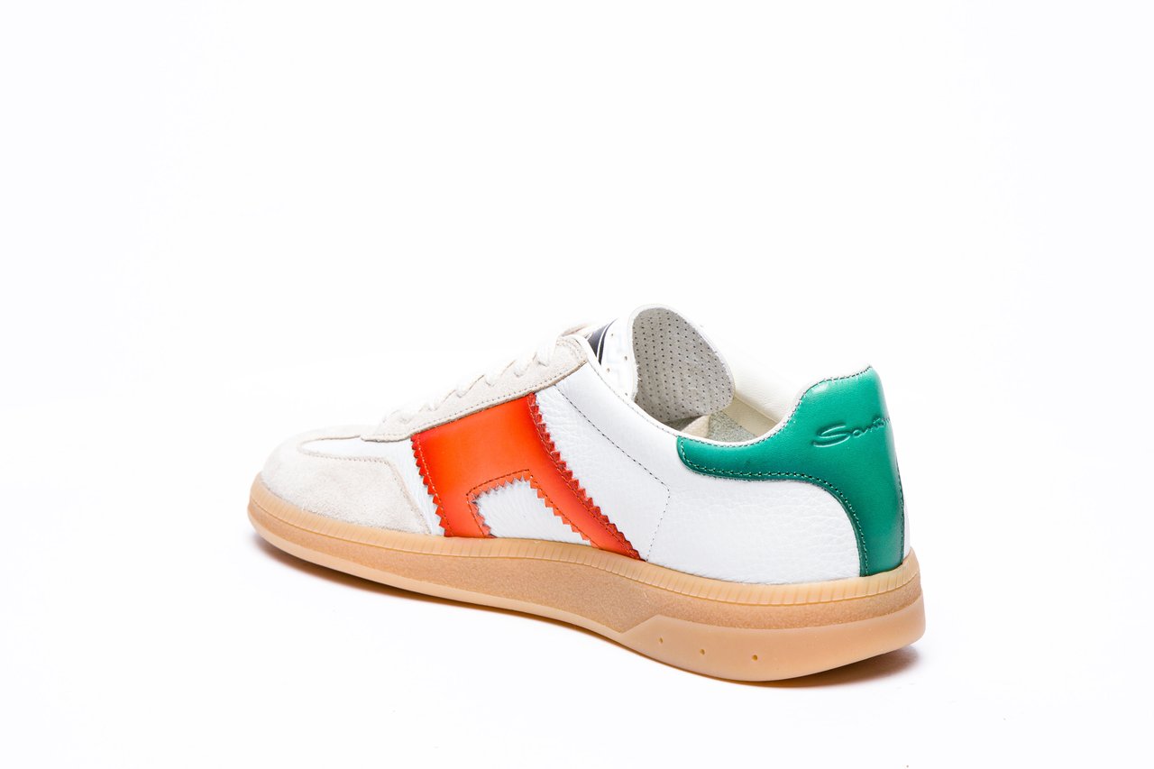 Santoni Sneakers White Wit