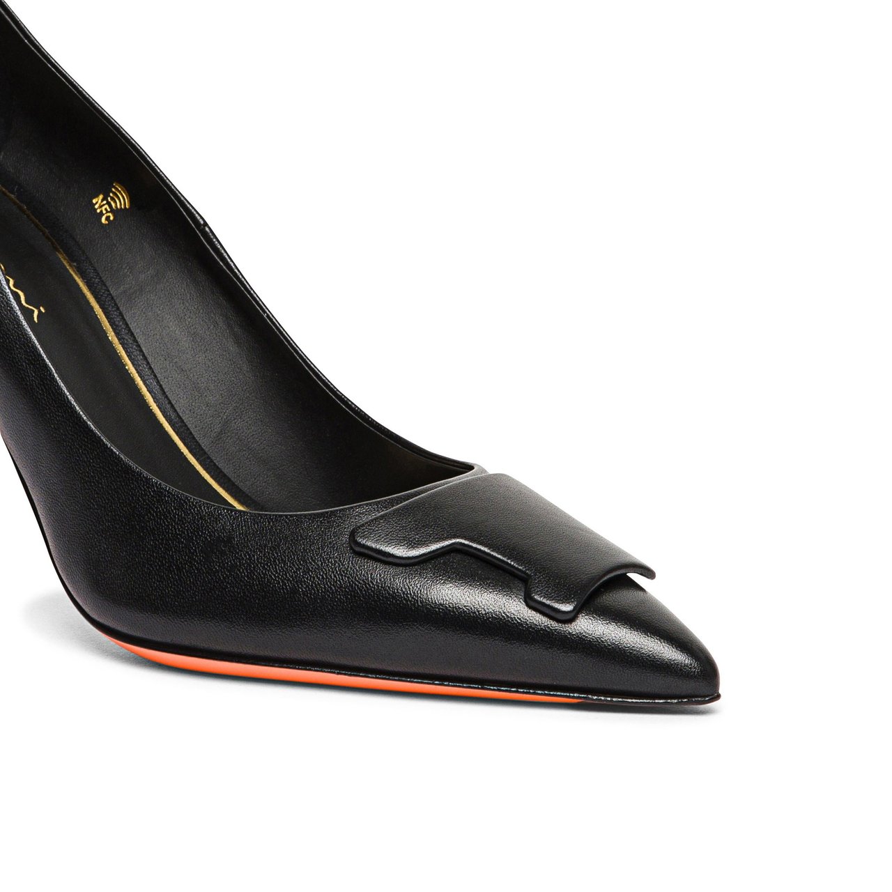 Santoni Women's suede highheel Santoni Sibille pump Wit