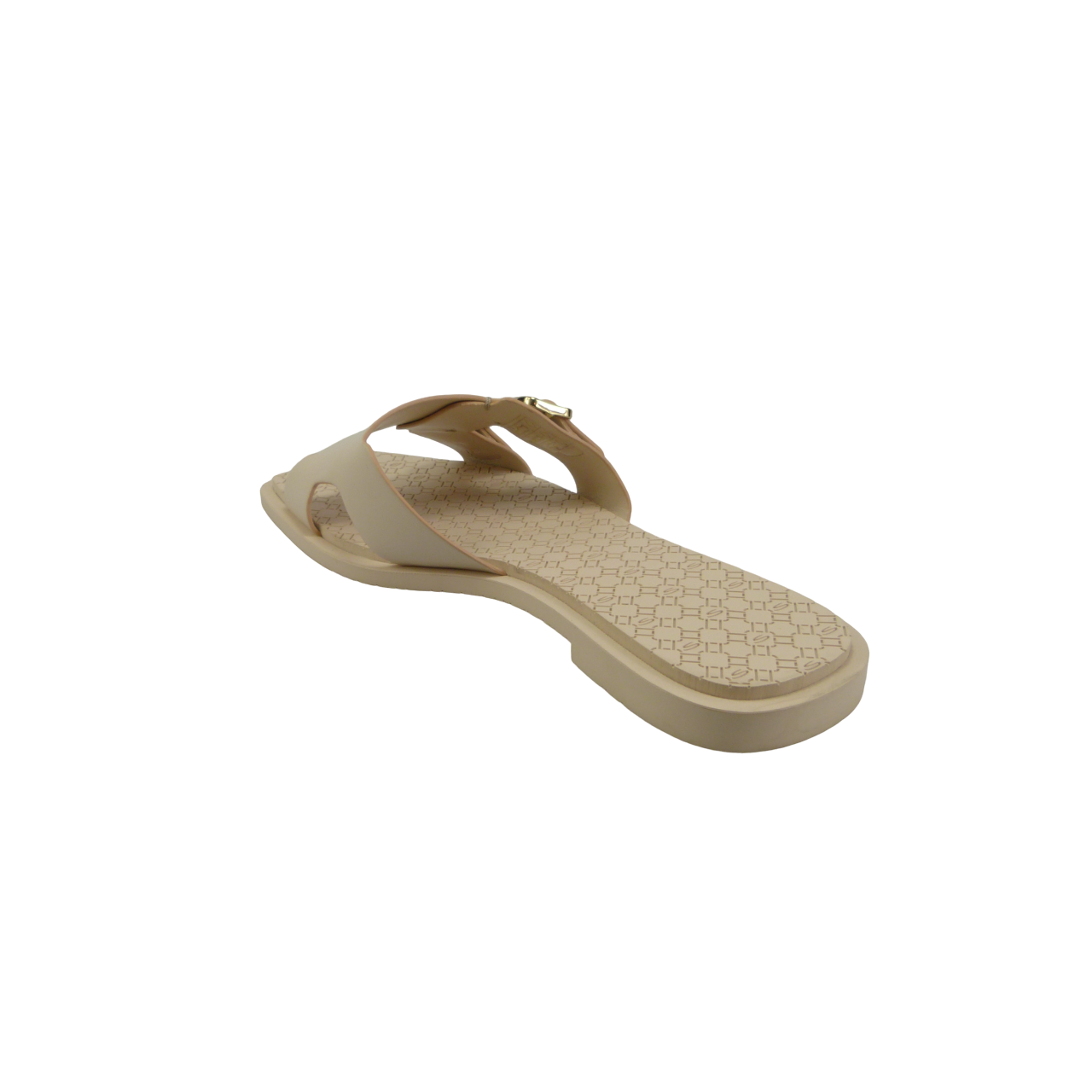 Santoni Sandalo slide con doppia fibbia beige Beige