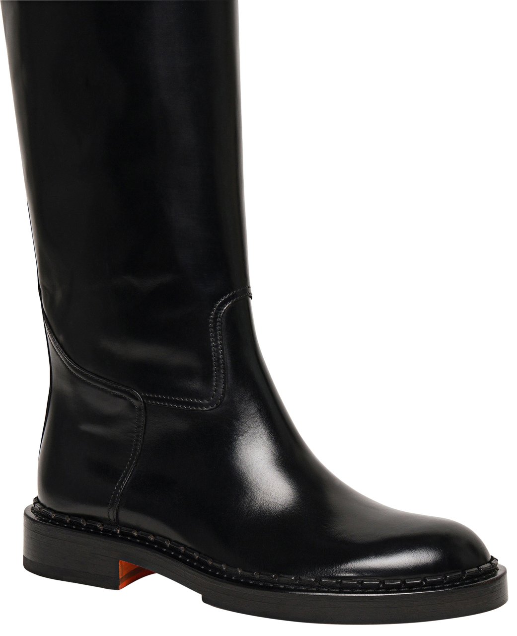 Santoni Women’s leather boot Wit