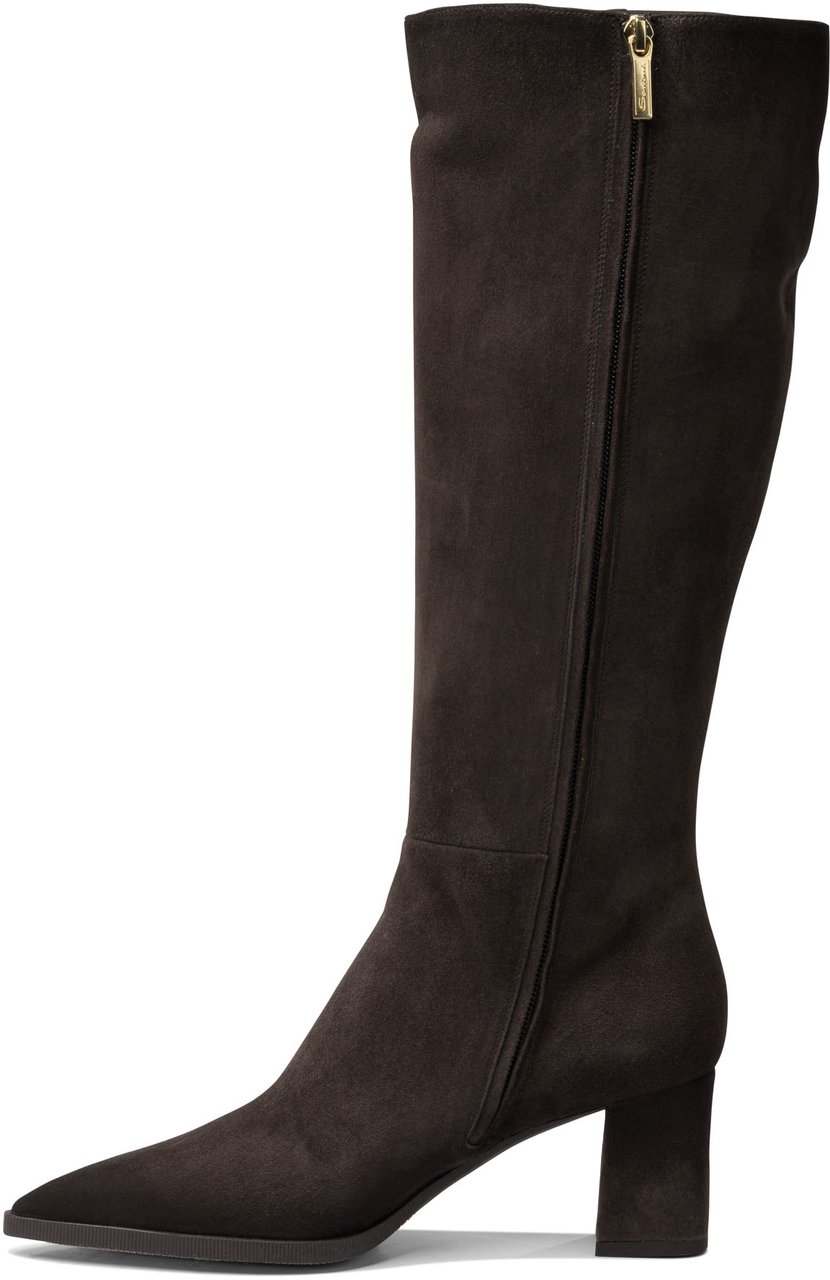 Santoni Suede boots 65 mm Bruin