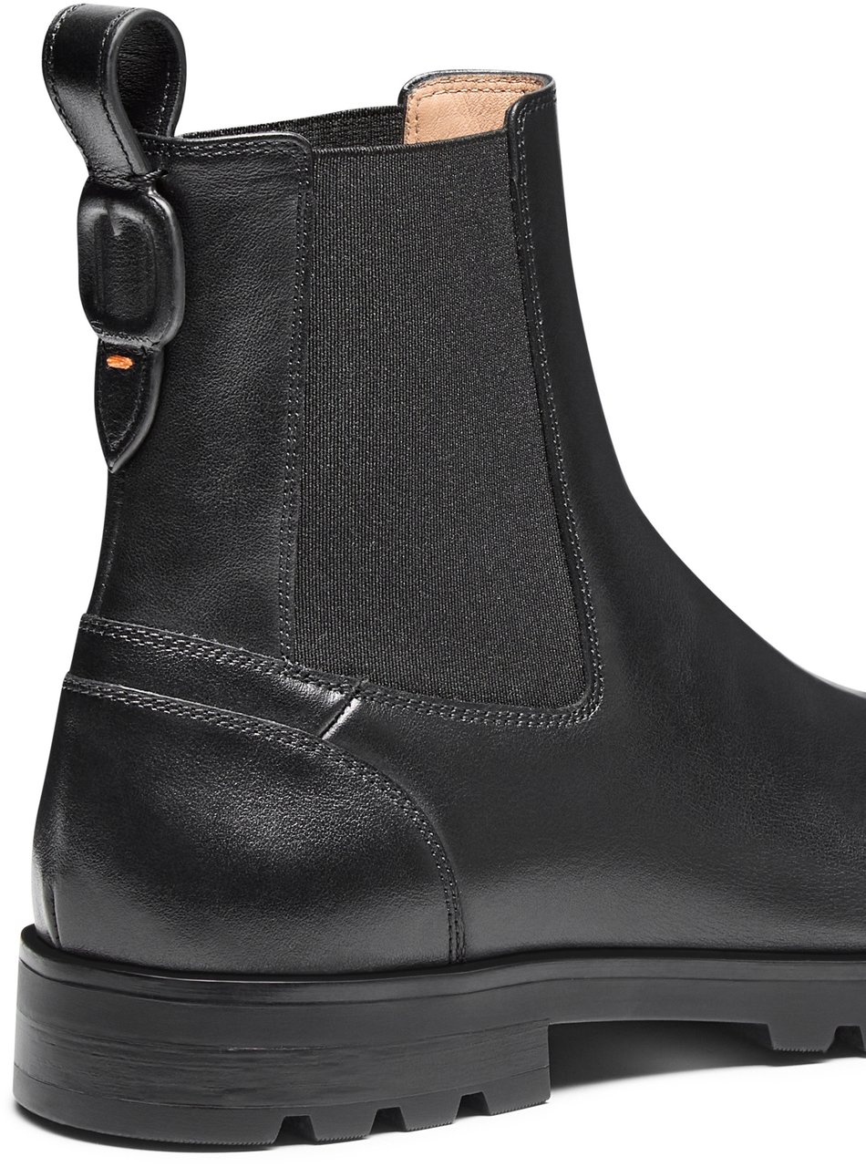 Santoni Women’s leather Chelsea boot Wit