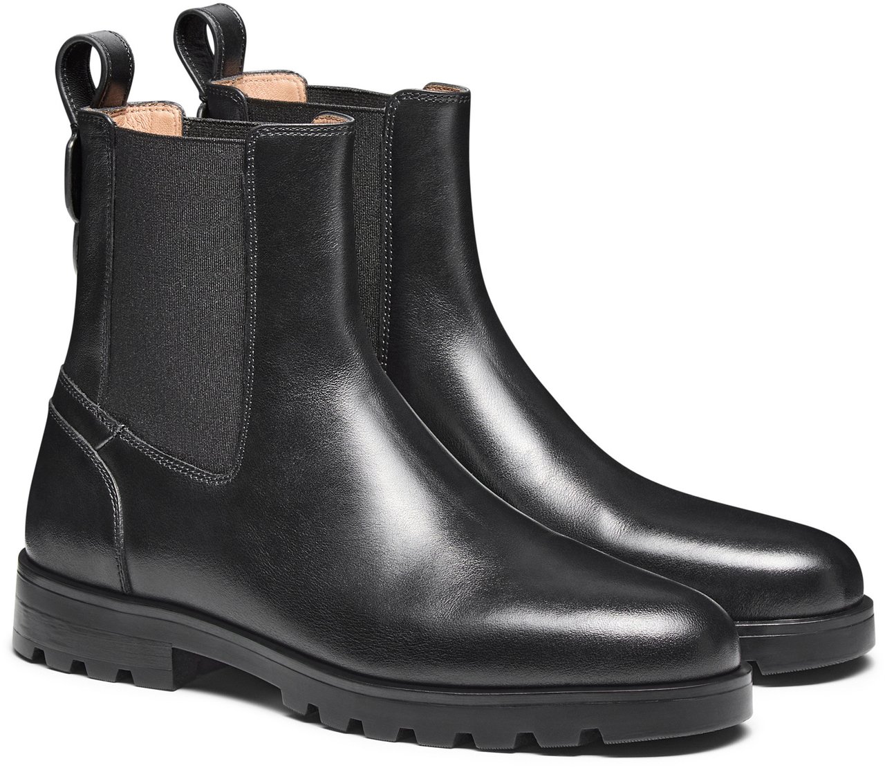 Santoni Women’s leather Chelsea boot Wit