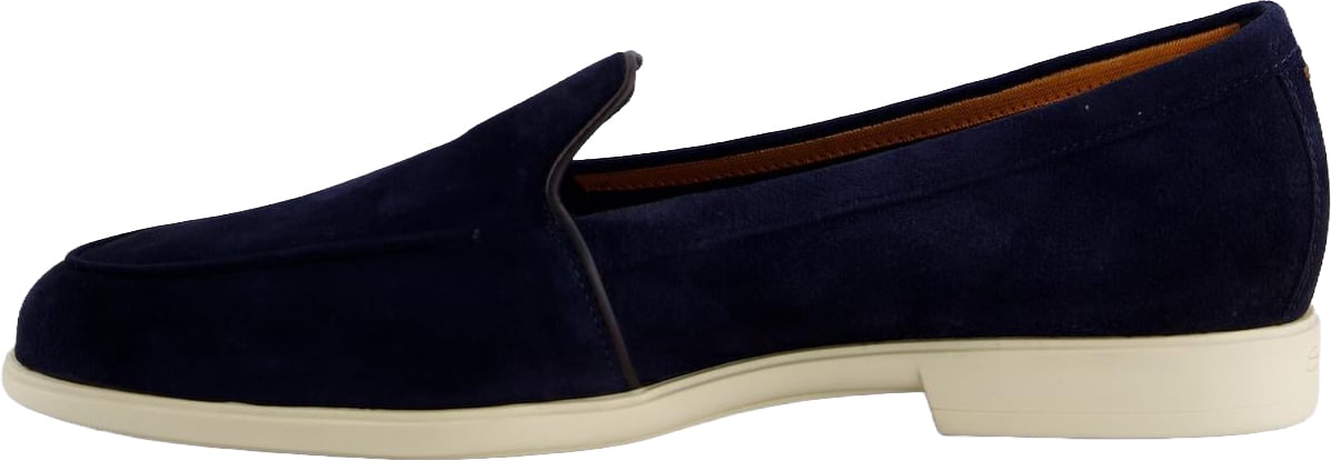 Santoni Dames Malibu Loafer Blue Blauw