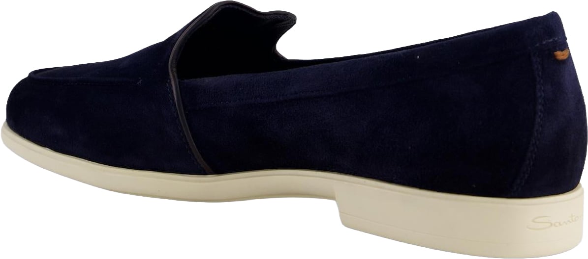 Santoni Dames Malibu Loafer Blue Blauw