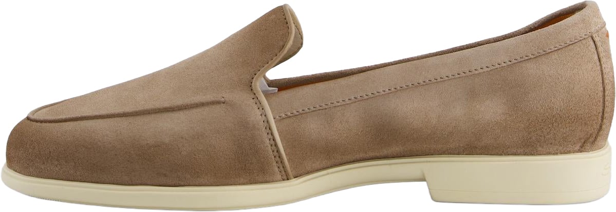 Santoni Dames Malibu Loafer Brown Beige