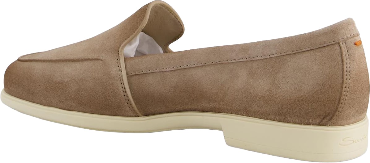 Santoni Dames Malibu Loafer Brown Beige