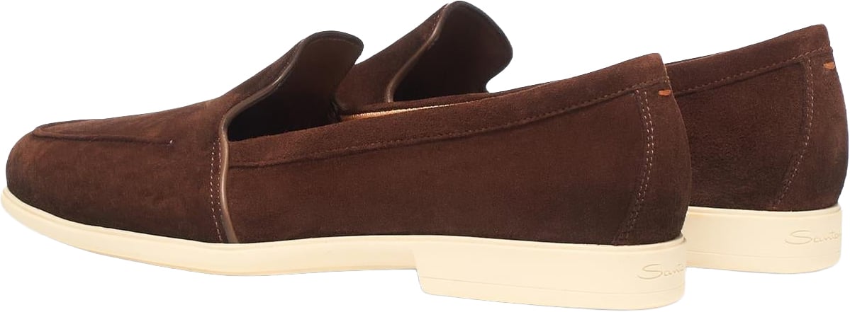 Santoni Dames Malibu Loafer Brown Bruin