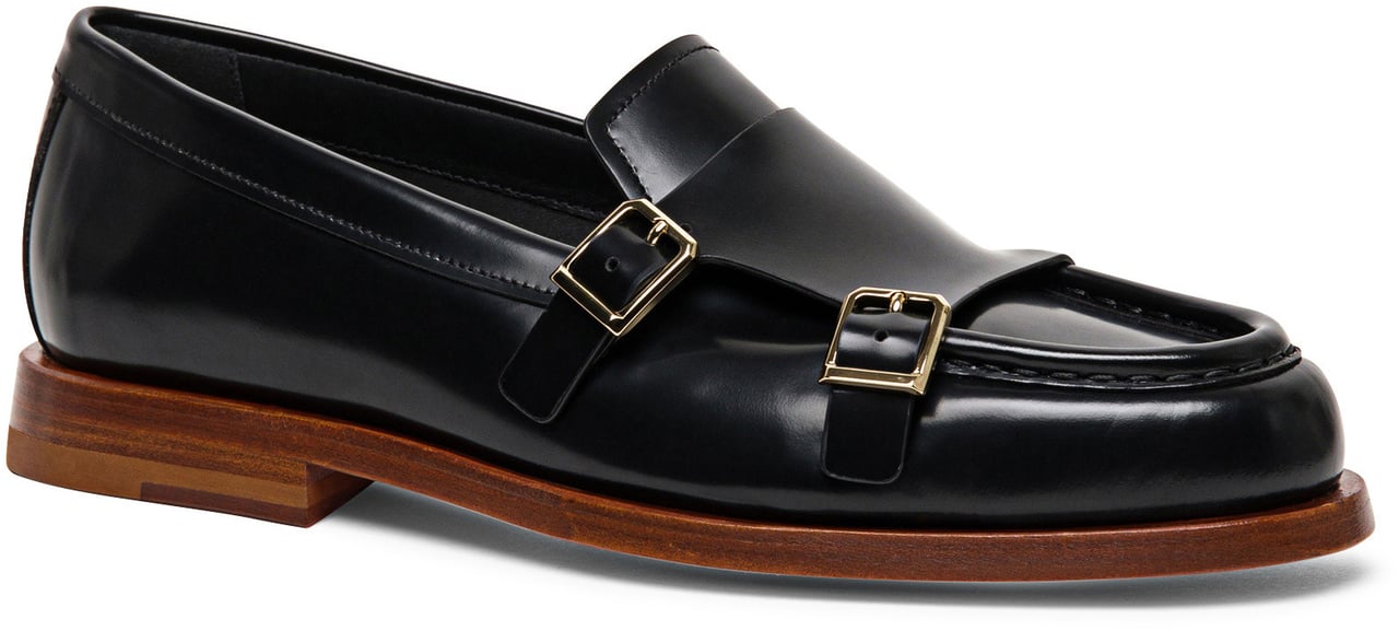 Santoni Women’s leather loafer Wit